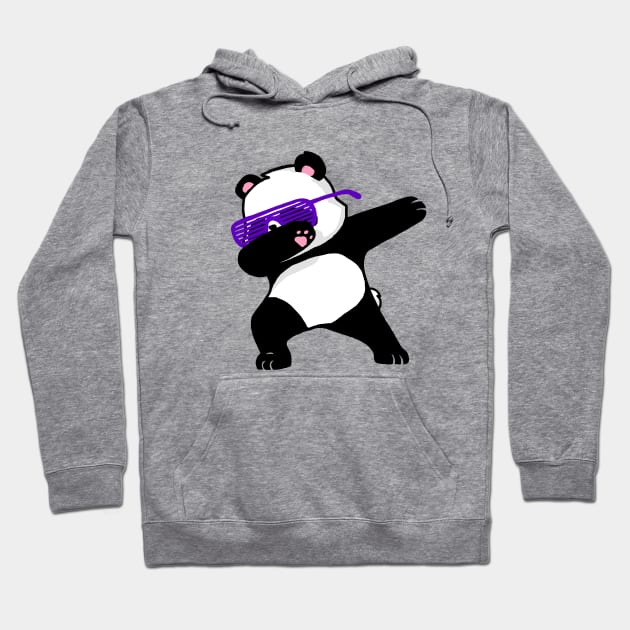 Dabbing Panda Funny Shirt Dab Hip Hop Hoodie by vo_maria